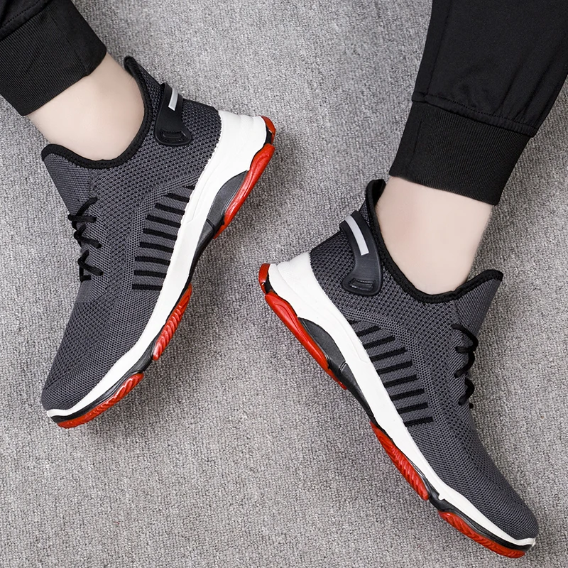 

Factory direct fashion running shoes flying woven casual sneakers