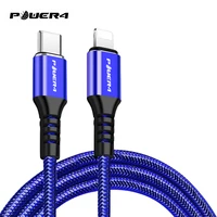 

Custom LOGO MFI 3A Super Fast Charger Cable for Lightning to Type C Nylon Braided Data Cable Original for iPhone interface