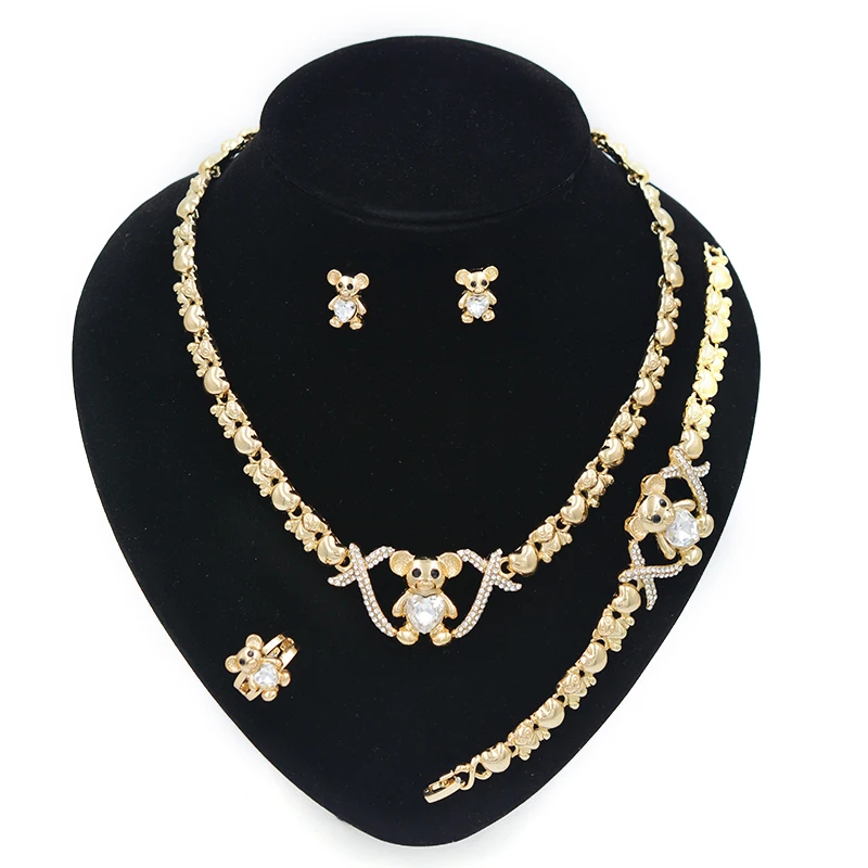 

14k gold plated brazilian jewelry set necklace sets for wedding jewelry