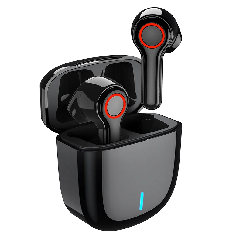 

2021 waterproof noise cancelling headphone wireless earphones true wireless earbuds, Black