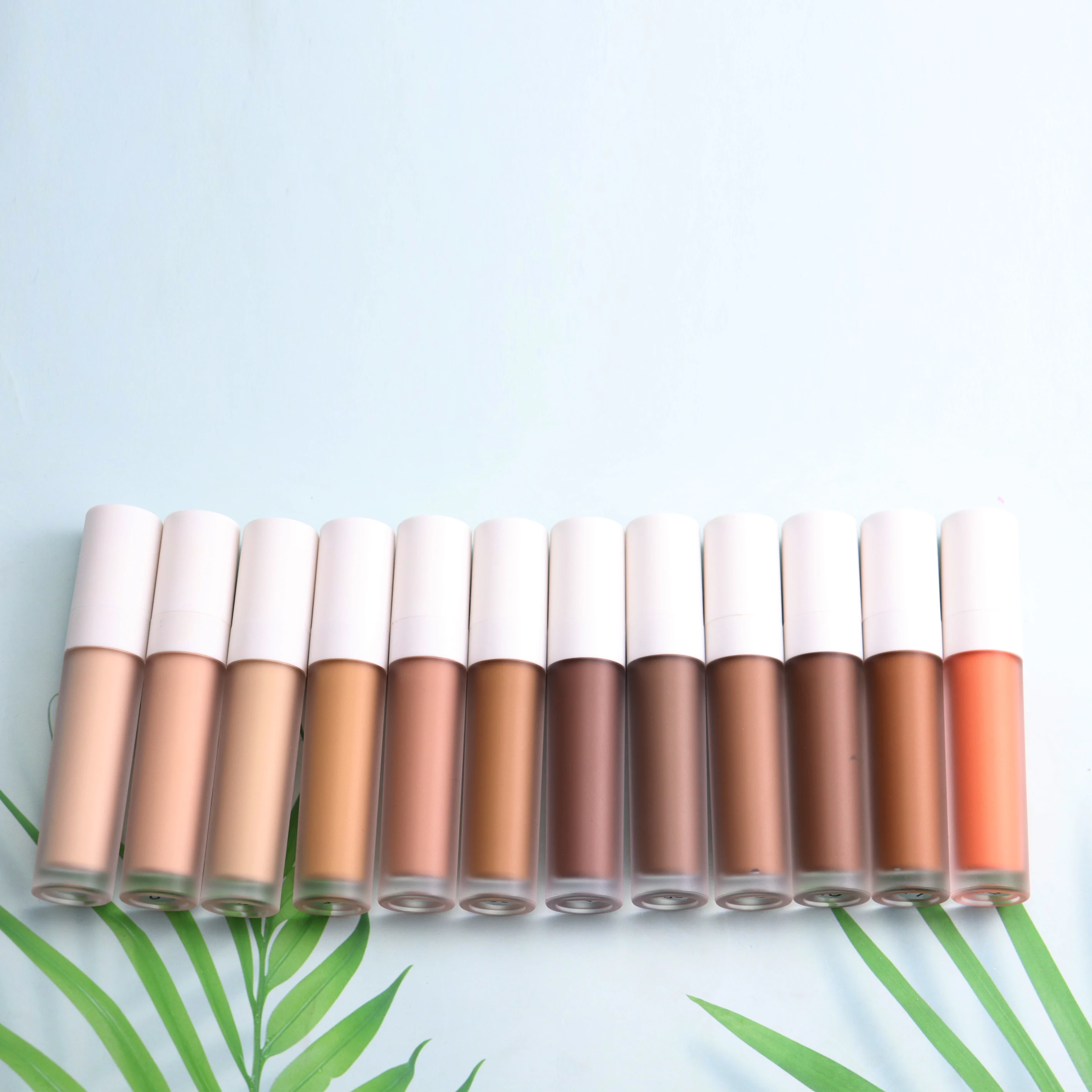 

12 Colors Vegan Liquid Concealer Makeup Waterproof Full Coverage Private Label Concealer Wholesales