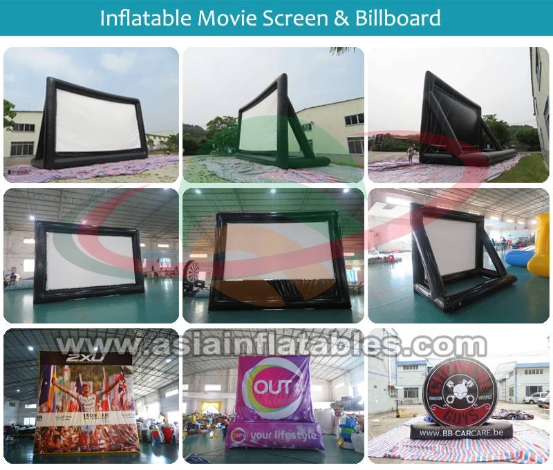 Factory price inflatable golf simulator tent with movie screen , inflatable Golf Simulator Driving Range Tent