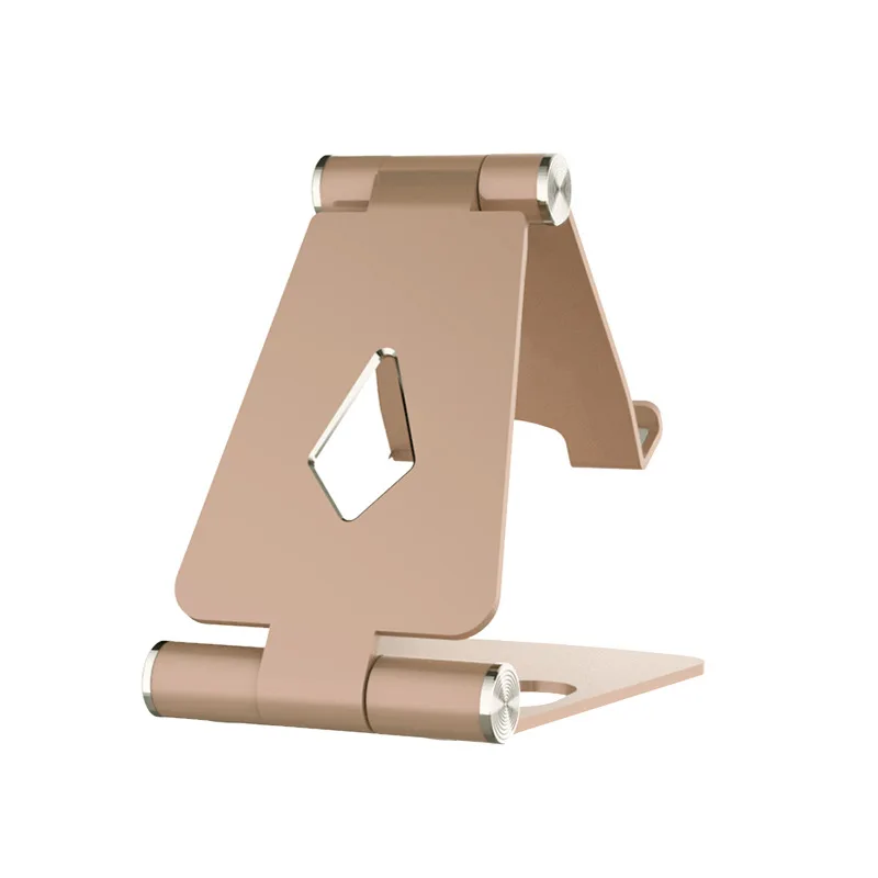 

Mini cell phone stand adjustable black fold up multifunctional rotary mobile phone holder