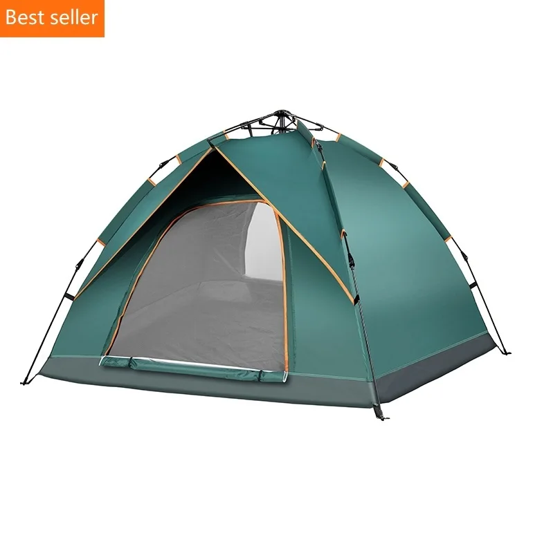 

4-person Water Resistant Large Lightweight Beach Tent For Sun Shelter double layer camping tent
