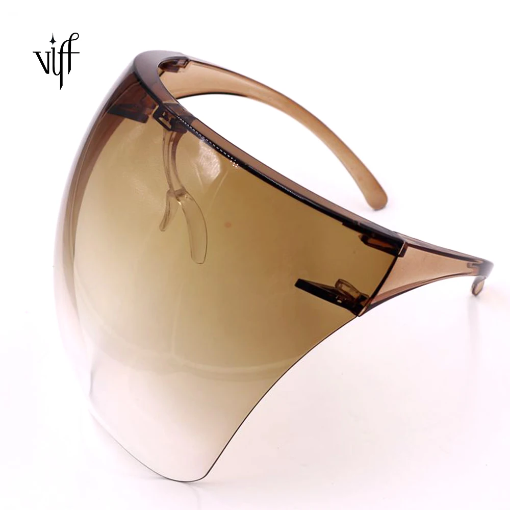

VIFF HP20480 Oversized Big Metal Frame One Piece Eyewear Cool Retro Sun Glasses 2021 Shie-ld Sunglasses, Custom colors