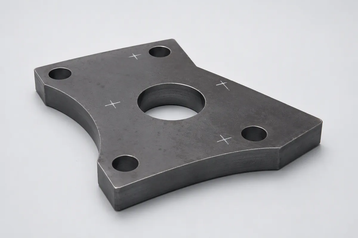 CNC Cut Carbon Steel Plate, grades Q235B / A36 / Q345B