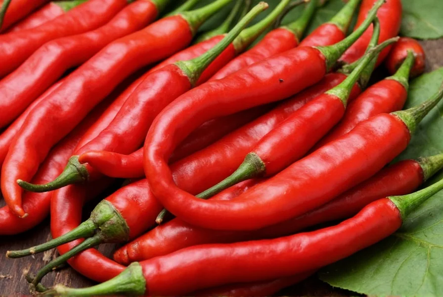 Home gardener harvesting ripe red cayenne pepper chillies from plant in garden bed