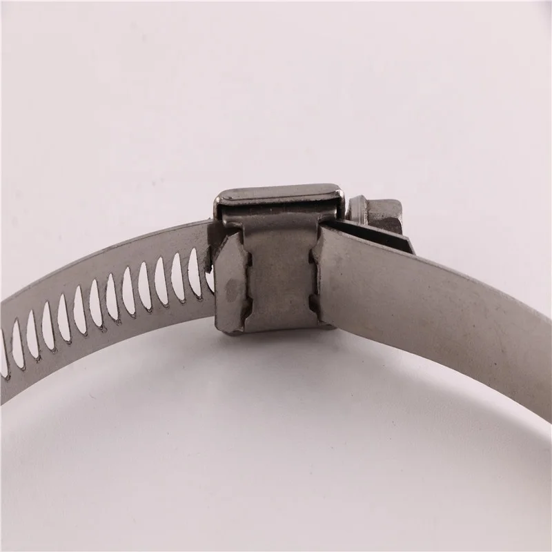 
High Torque Worm Drive single ring spring hose clamp 