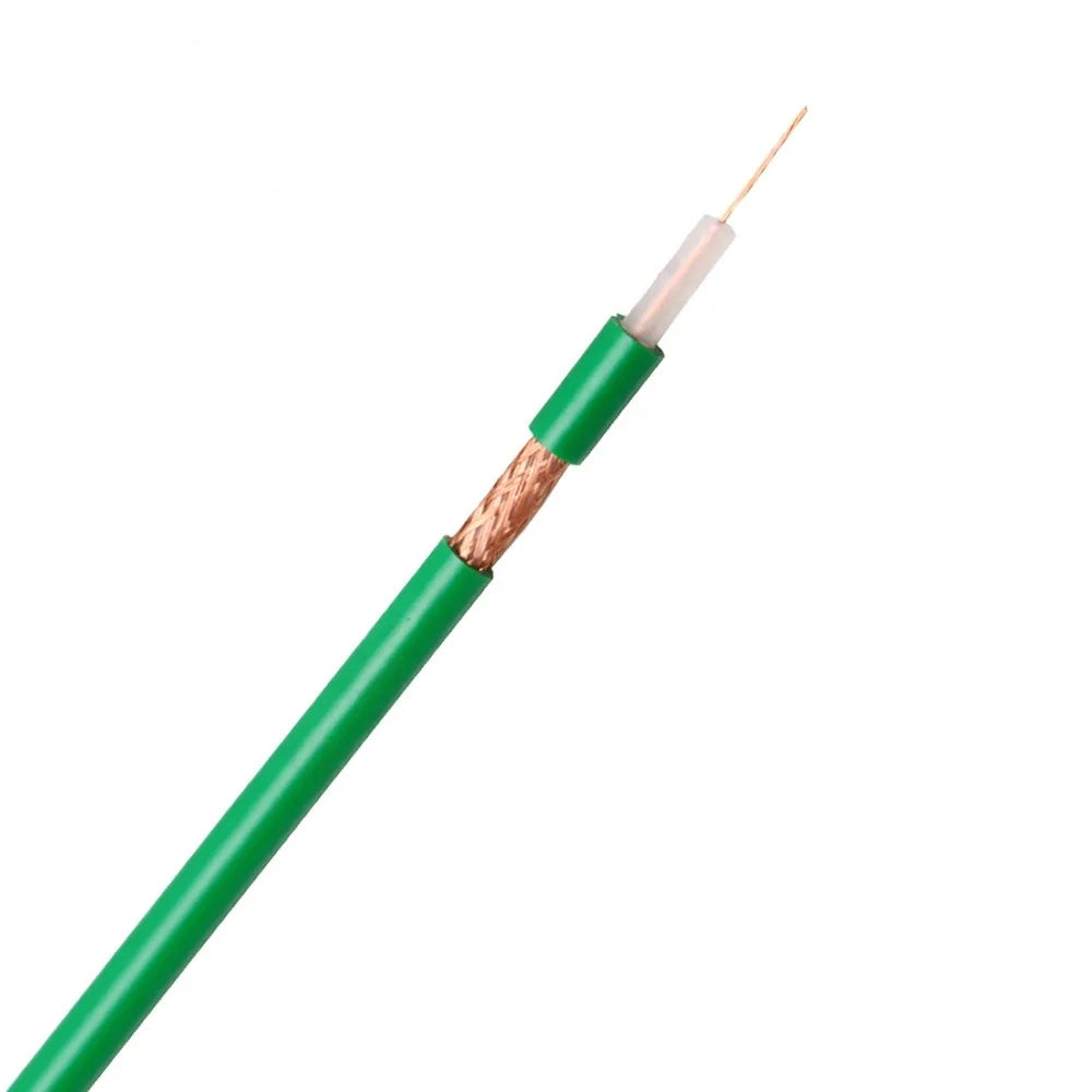 Factory OEM Coaxial cable RG59/ RG6/ KX7/ RG213/RG58/ RG174 / RG11/RF4mm 100m 305m communication cable semi finished OEM - ANKUX.COM