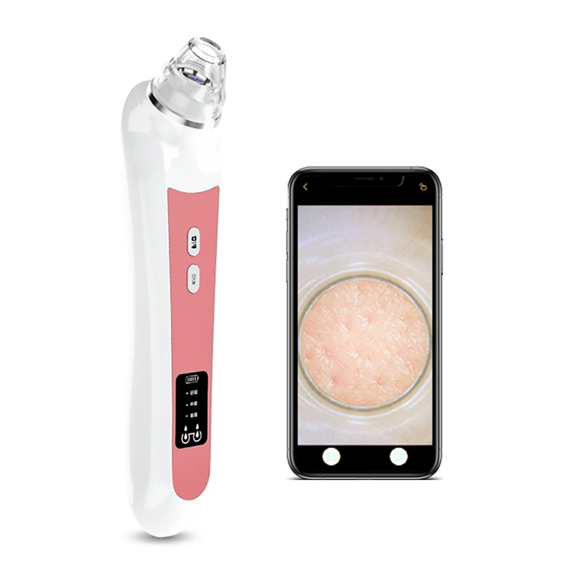 

Factory Stock Skin Care Tools Colorful Case Blackhead Remover Vacuum Suction Face with Wifi Connect, Green/pink/purple