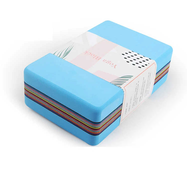 

Factory Manufacturers Fitness Exercise TPE Colorful Stripe Yoga Block, Stock color or customized