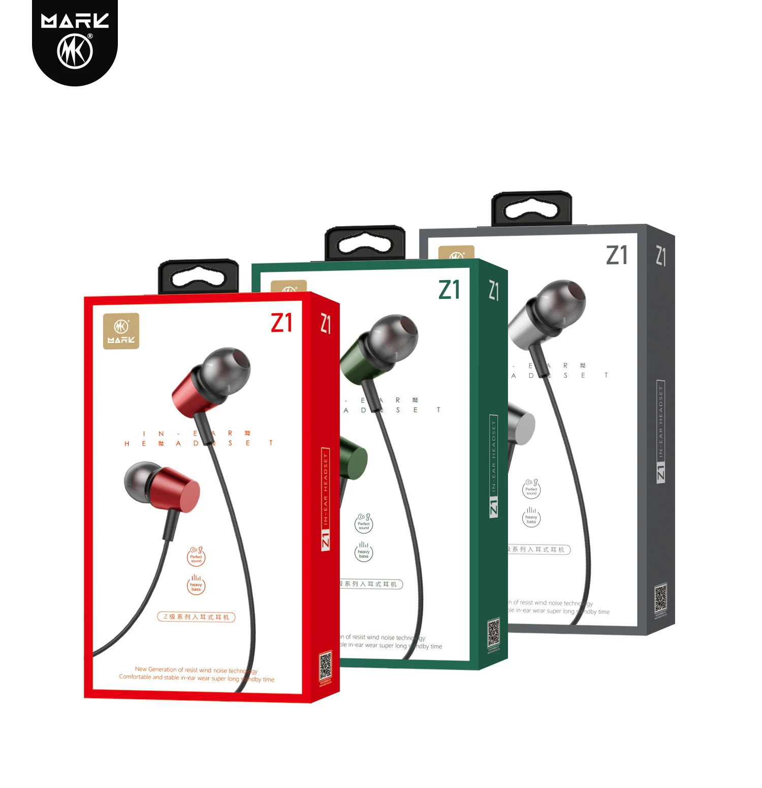 

MARK Best Quality Z Series Wired earphone Z1
