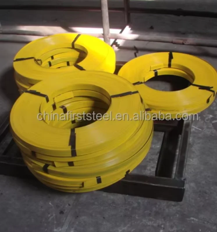 Daily Output 200 Ton Black Painted Cold Rolled Steel Strapping Coil 19mm 32mm for Industrial Hardware Export