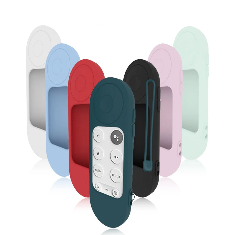 

Amazon Hot Sales For Google Chromecast Tv 2020 Voice Remote Control Silicone Cover Case
