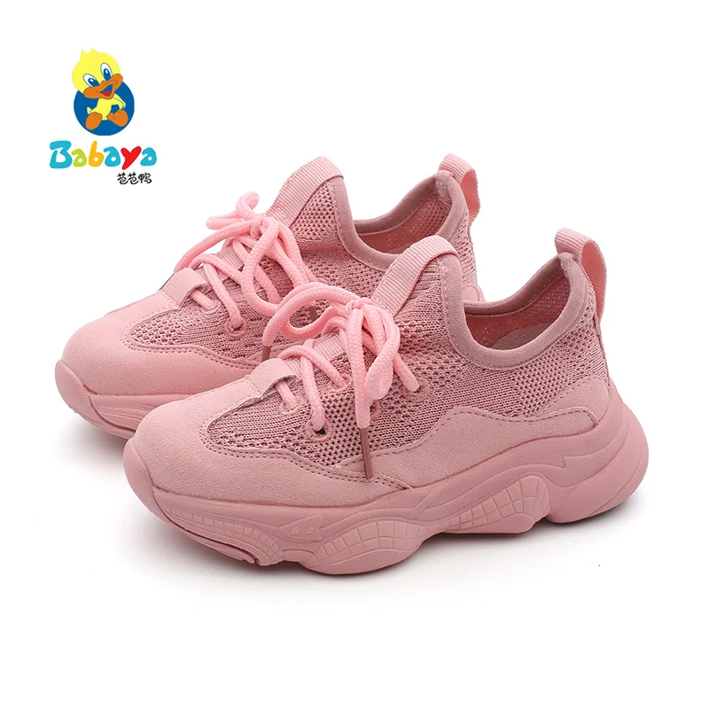 

8873 HUANQIU Stylish Low Cut Sports Sneaker Breathable Leisure Sport Footwear Athletic Women Running Shoes, Pink / black