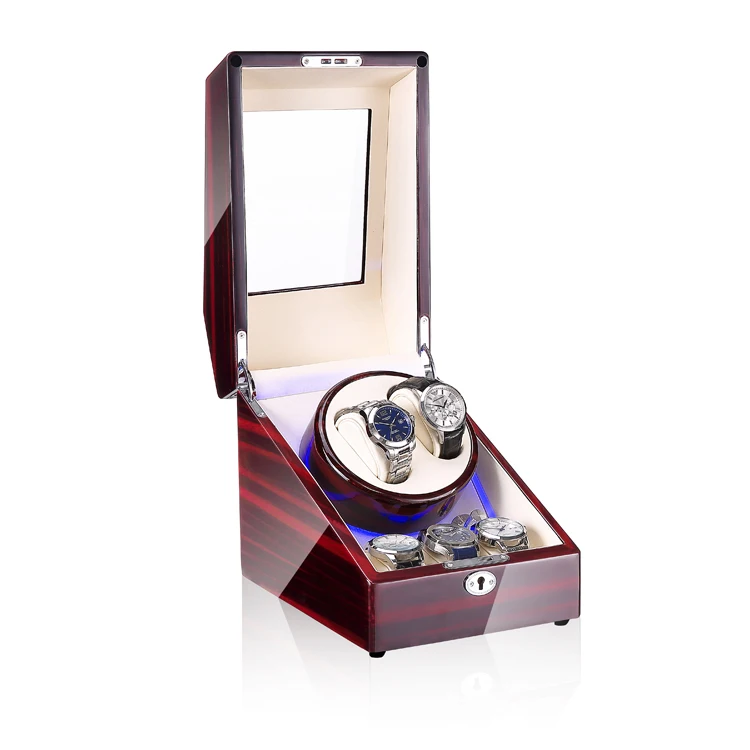 

Time partner custom logo rotating watch display box, Customized