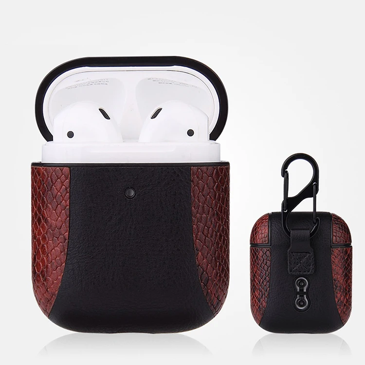 Luxury Pu leather Earphone Bag for Apple Airpods Pro Case
