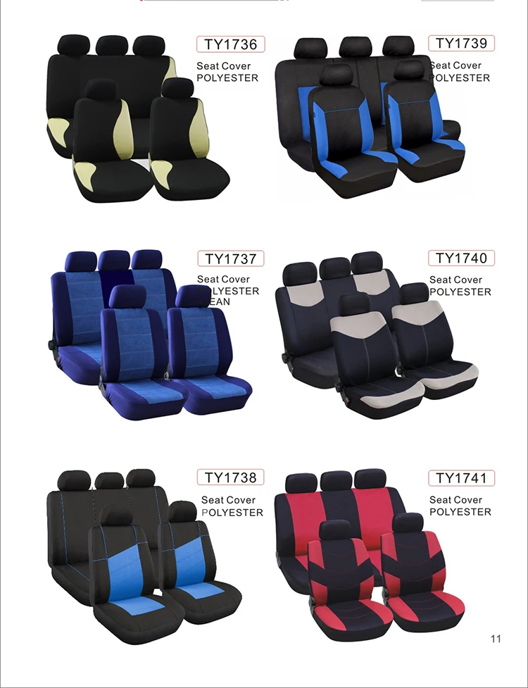 Hot Sale Luxury Waterproof Universal Customized Polyester Car Seat