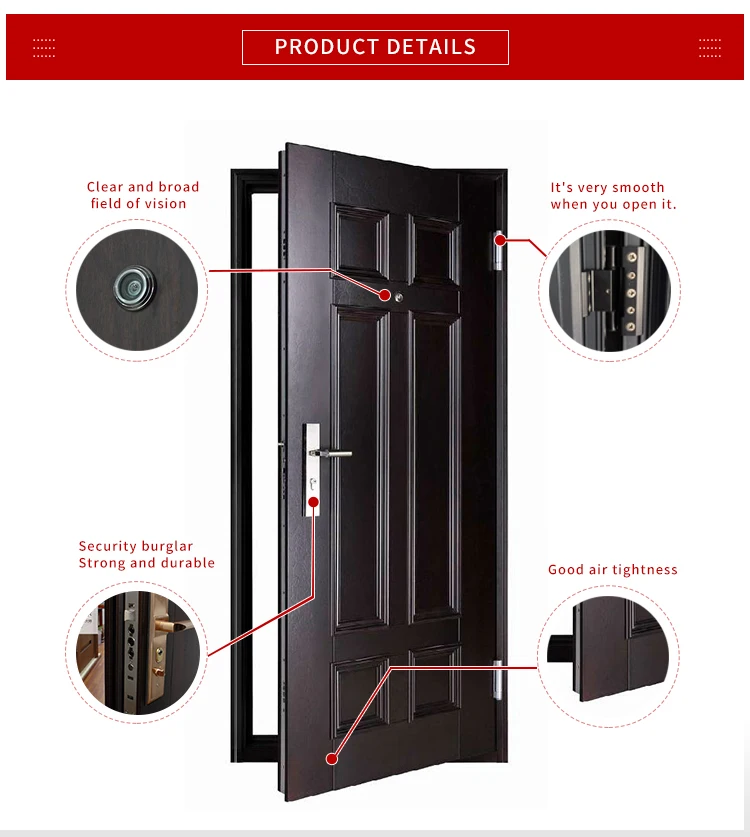 Castle Made Ecology Material Steel Inequality Door