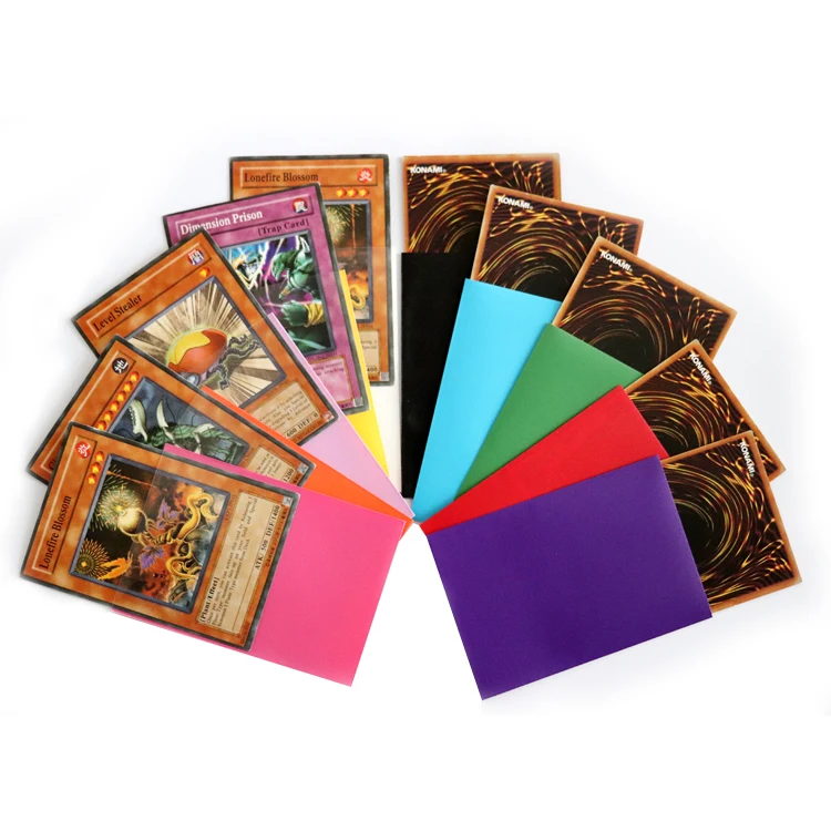 

10 Packs of 60 counts 62X89mm UNCS400 New Premium Custom Card Sleeves Yugioh