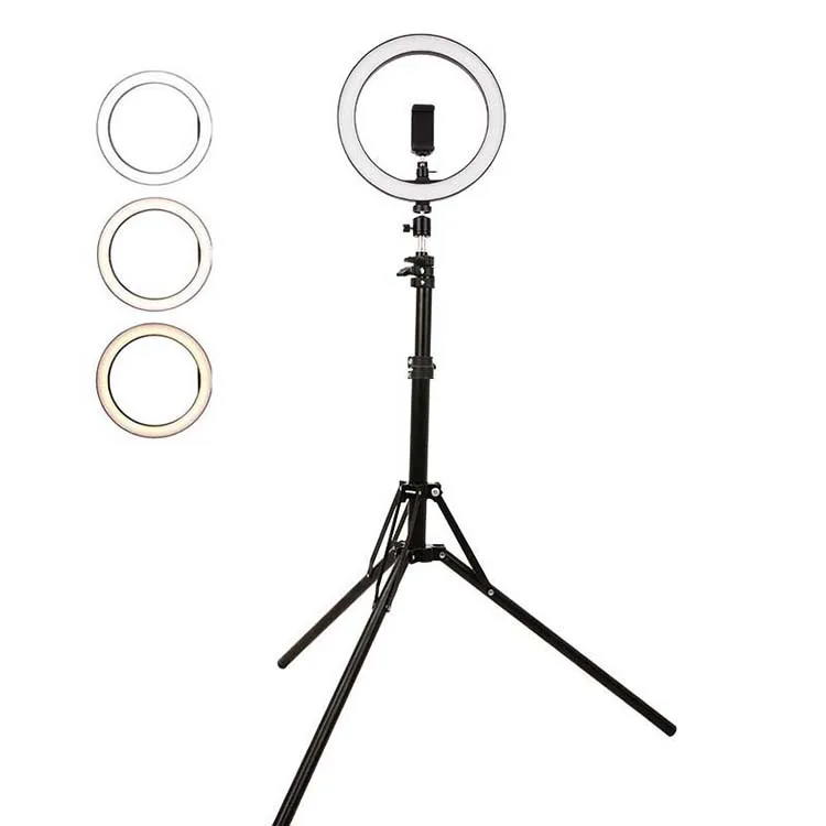 Photo Studio 10 Inch Ringlight 480pcs Bulbs Led Ring Light Makeup 5500k Photography Dimmable Ring Lamp For Portrait