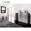 Modern Grey Glass Console Desk