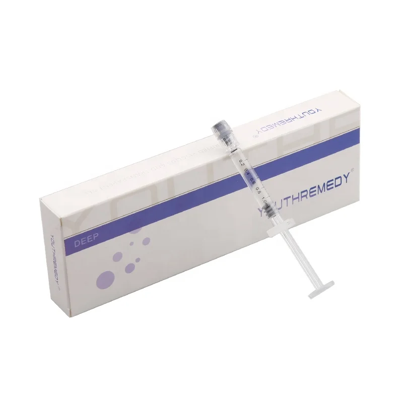

Wholesale facial filling injection 1ml deep hyaluronic acid, Transparent