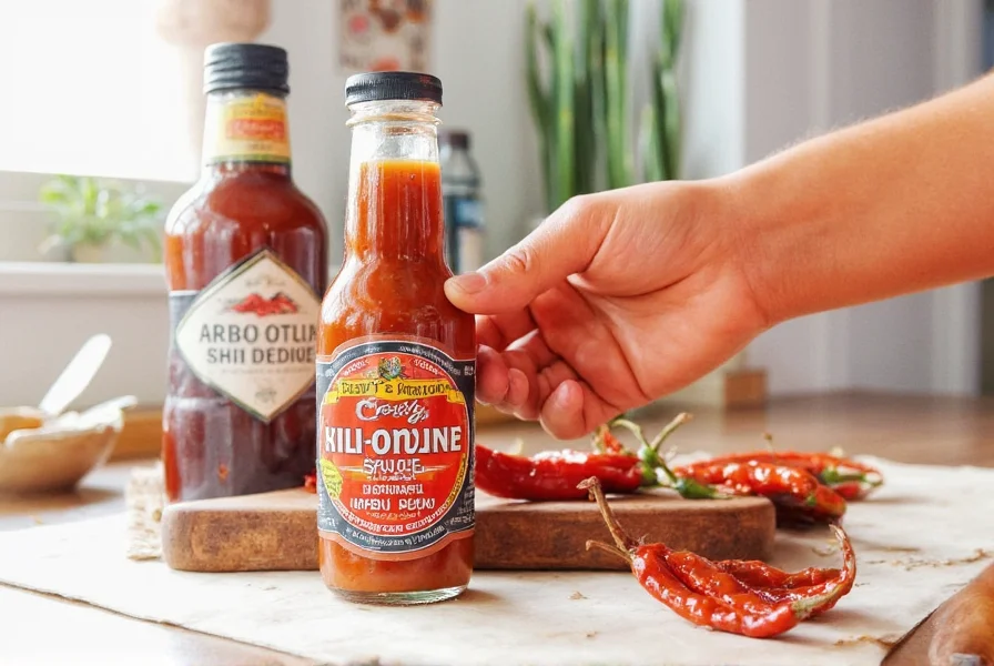 Arbol Chile Sauce Storage