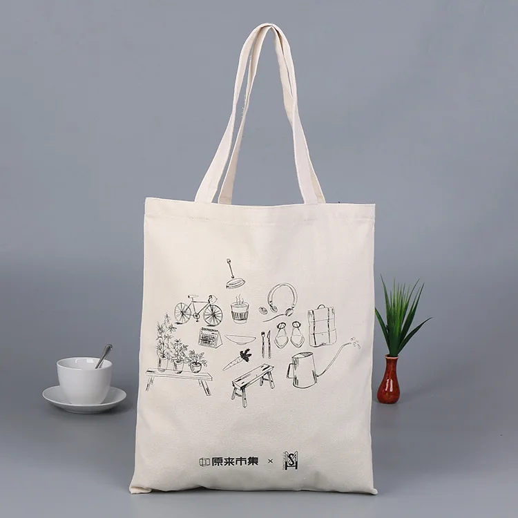 Wholesale Eco-friendly Cotton Tote Bag Blank Custom Print Shopping ...