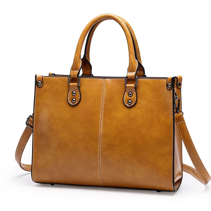 

2020 latest fashion handbag trend oiled leather handbag OL BAG