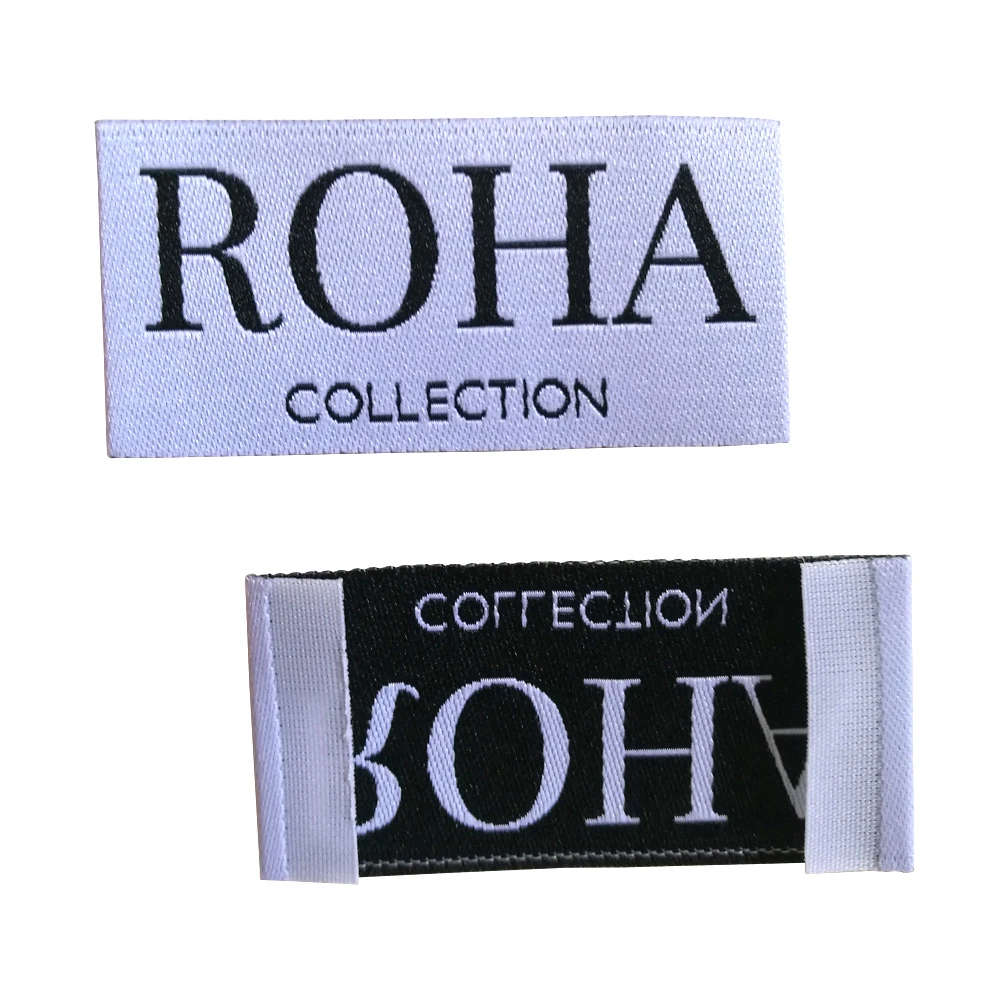 
High Quality Woven Patch Custom Woven Clothing Labels Private Brand Name Label Tag Logo 