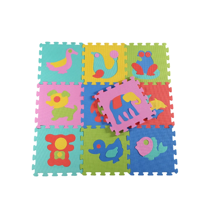 animal foam play mat