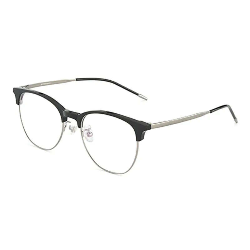 

half frame eyewear b titanium optical frame