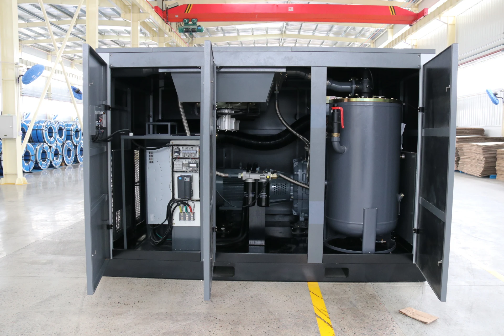 crrc 高容量低压双级空气压缩机