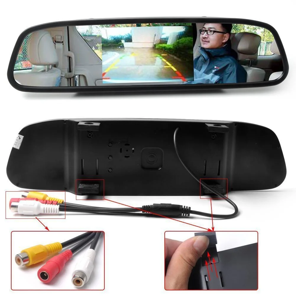 Задняя камера для автомобиля с монитором. Car Rear view TFT LCD Monitor.