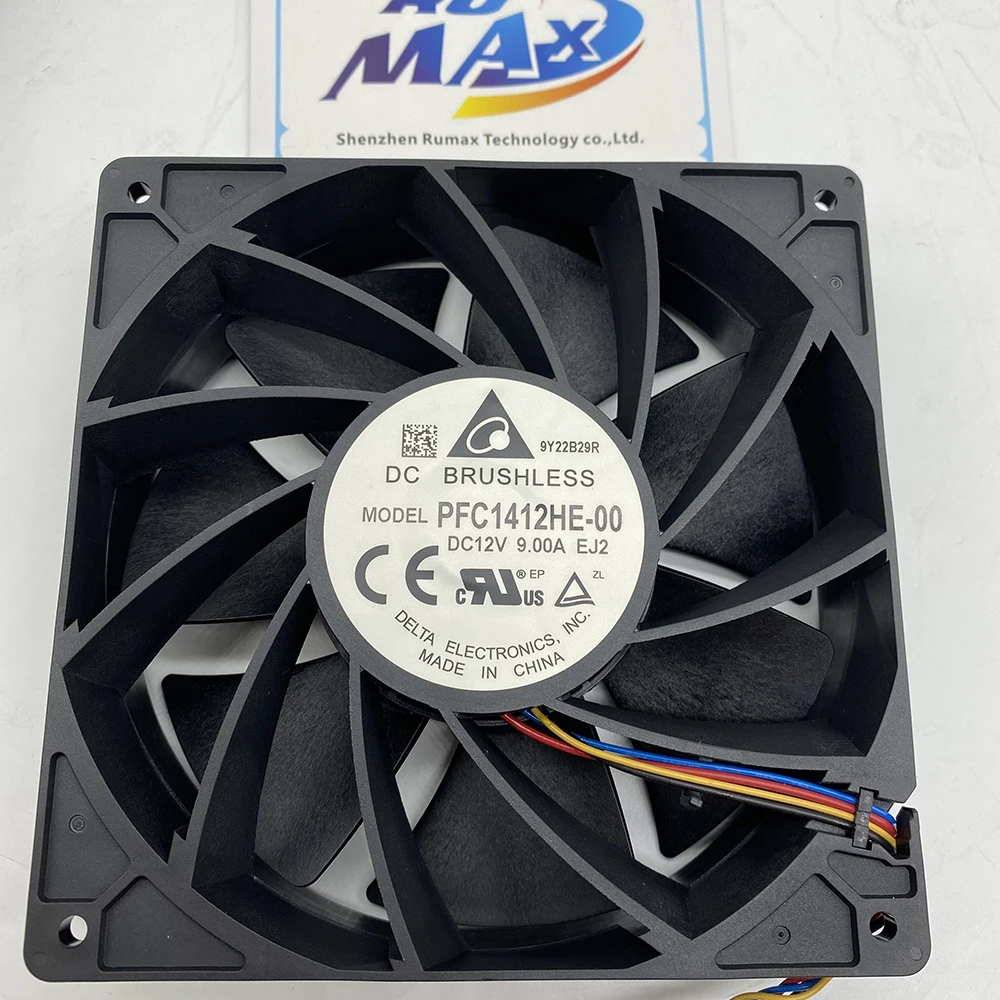 

Rumax Bitcoin Miner 6 Pin Cooling Fan for Whatsminer M20S M21S Miner