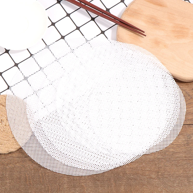 

1pc Steamer Non Stick Steam Mesh Mat Silicone Reusable Dim Sum Liners Kitchen Product