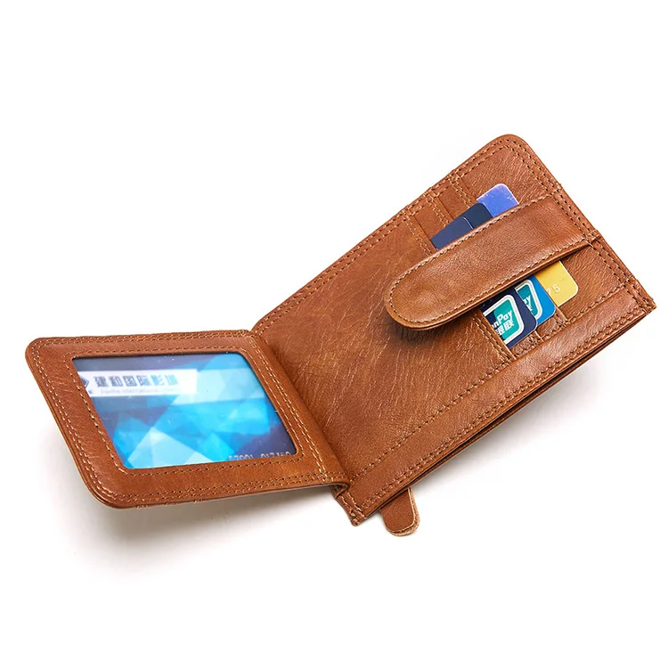 包多卡口袋更换钱包第一层湾双线盖休闲短钱包 - buy 保护信用卡钱包