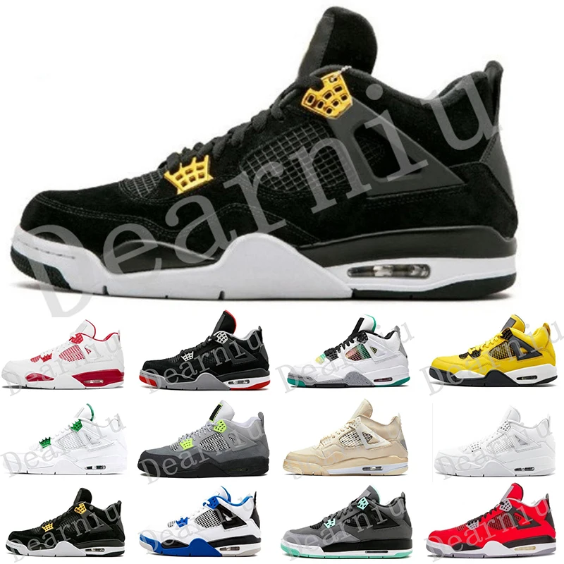 

High Quality Brand Basketball Shoes 4 Generations Comfortable Men Breathable Retro 4S Sport Shoes For Men