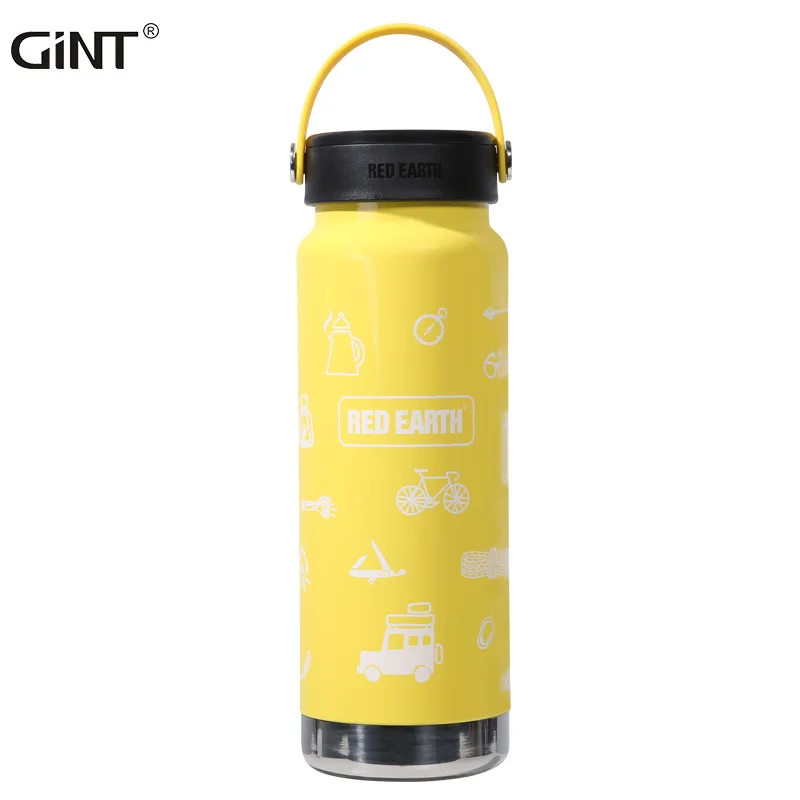 

GiNT Powder Coated Vacuum Water Cups Double Stainless Steel Thermal Water Bottle for GYM Yoga Sports, Customized colors acceptable