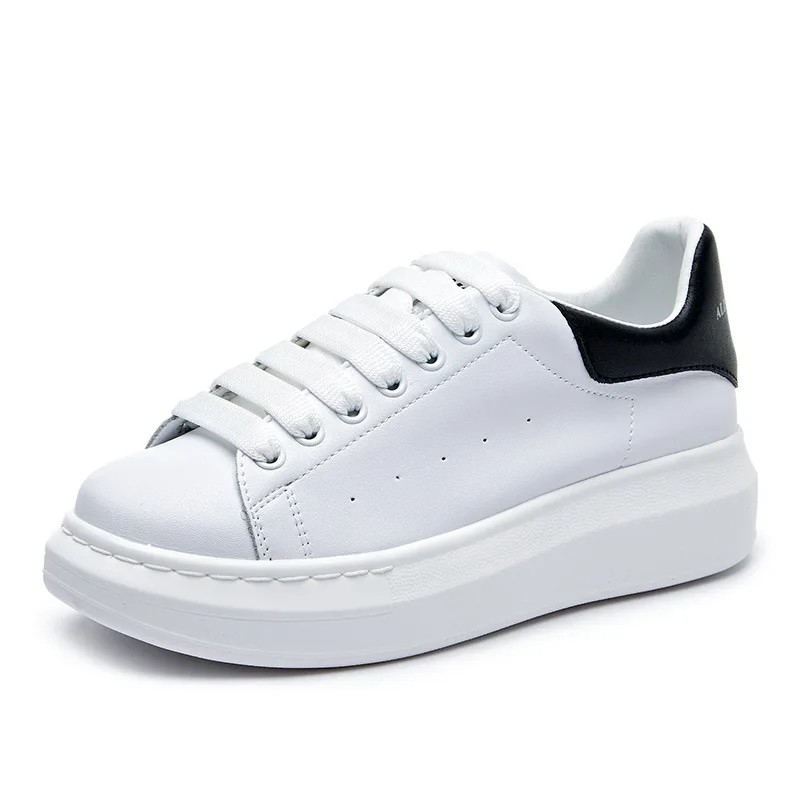 

2021 Women & men Female Spring and Autumn Couple MaiKun Shoes Top Layer Leather Raised Air Cushion Shoes Fashion Casual Shoes