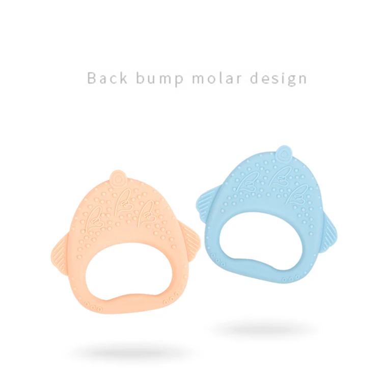 silicone baby teether soft