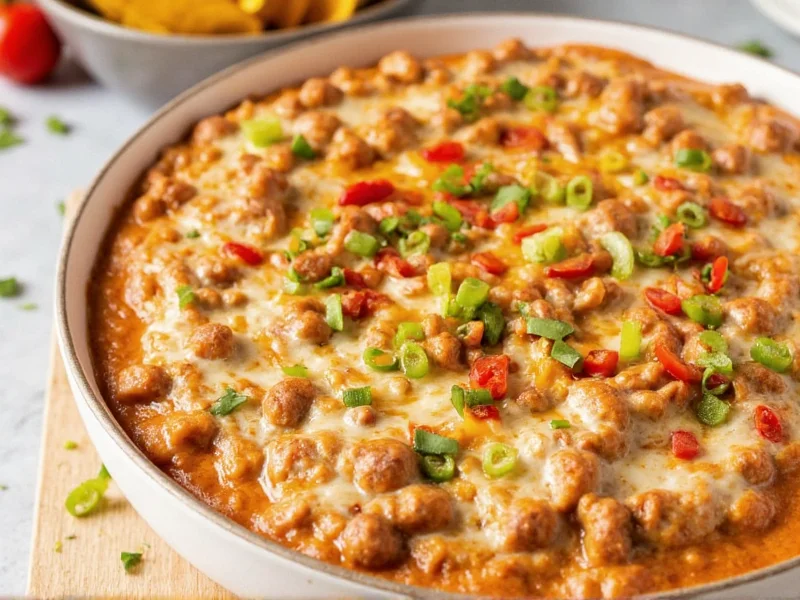 dip with sausage rotel and cream cheese