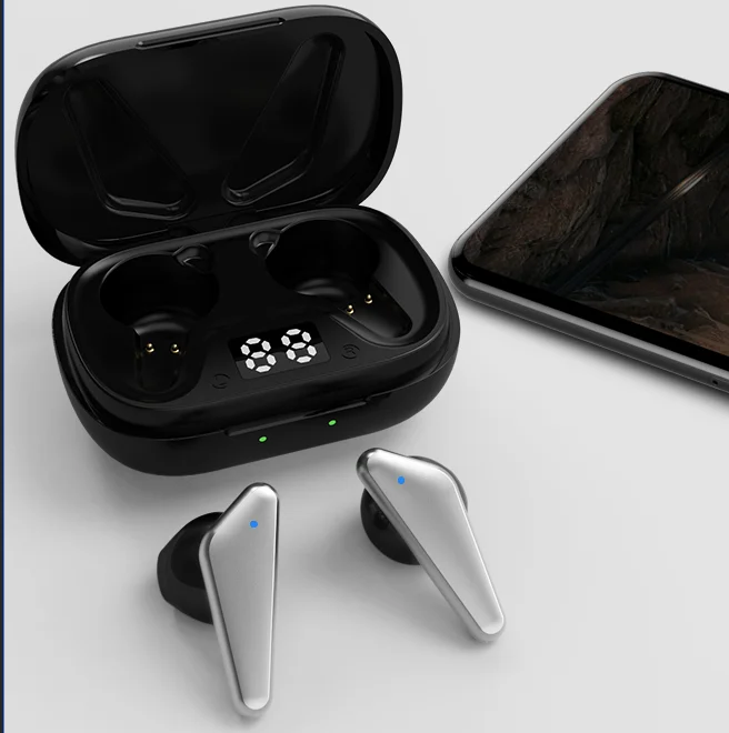 

Outdoor Stereo Magnet Headset Sport Handfree Invisible Super Mini Wireless In-ear Brand Name Labelling In I Earphone, Black