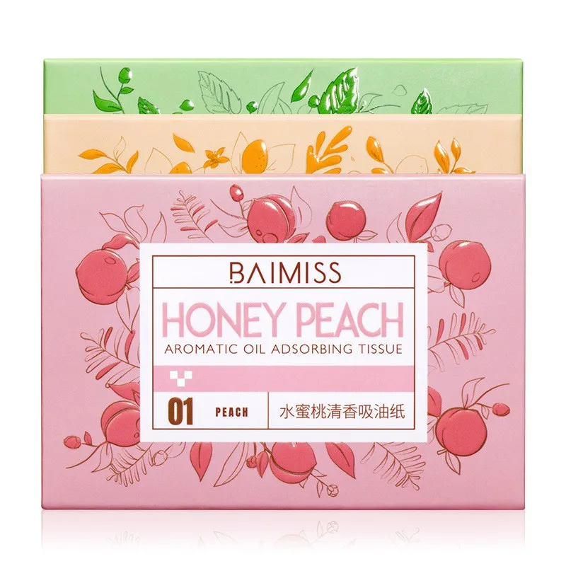 

BAIMISS Oil Blotting Sheets Natural Green Tea Oil Absorbing Tissues Paper For Both Men Women