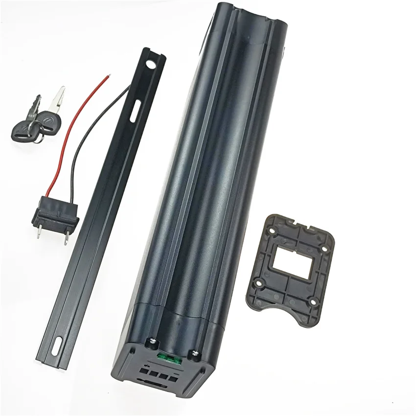 

silver fish SF-2 10S7P 13S5P 14S5P 18650 lithium ion electric bicycle battery hailong case, Black/silver