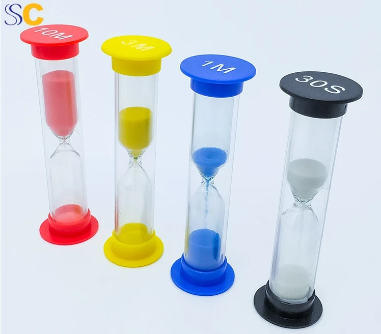 
Plastic Sand Timer Small Sand clock 30s/1/2/3/5/10 minutes decorative hourglass 