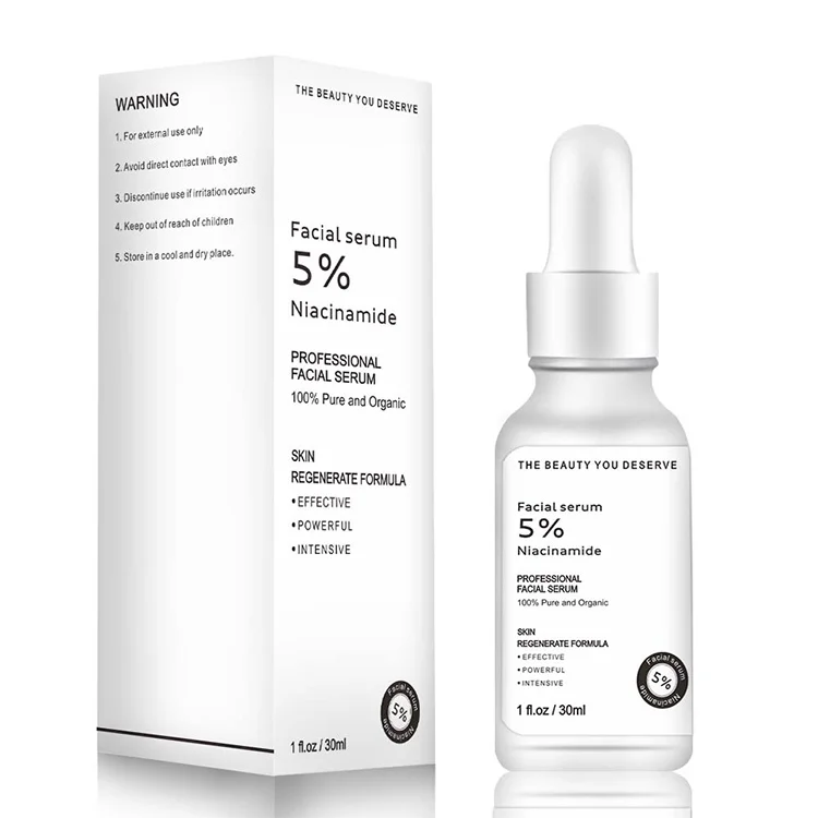 

Private Label Cosmetic Whitening Peeling Off 5% Niacinamide Facial Serum