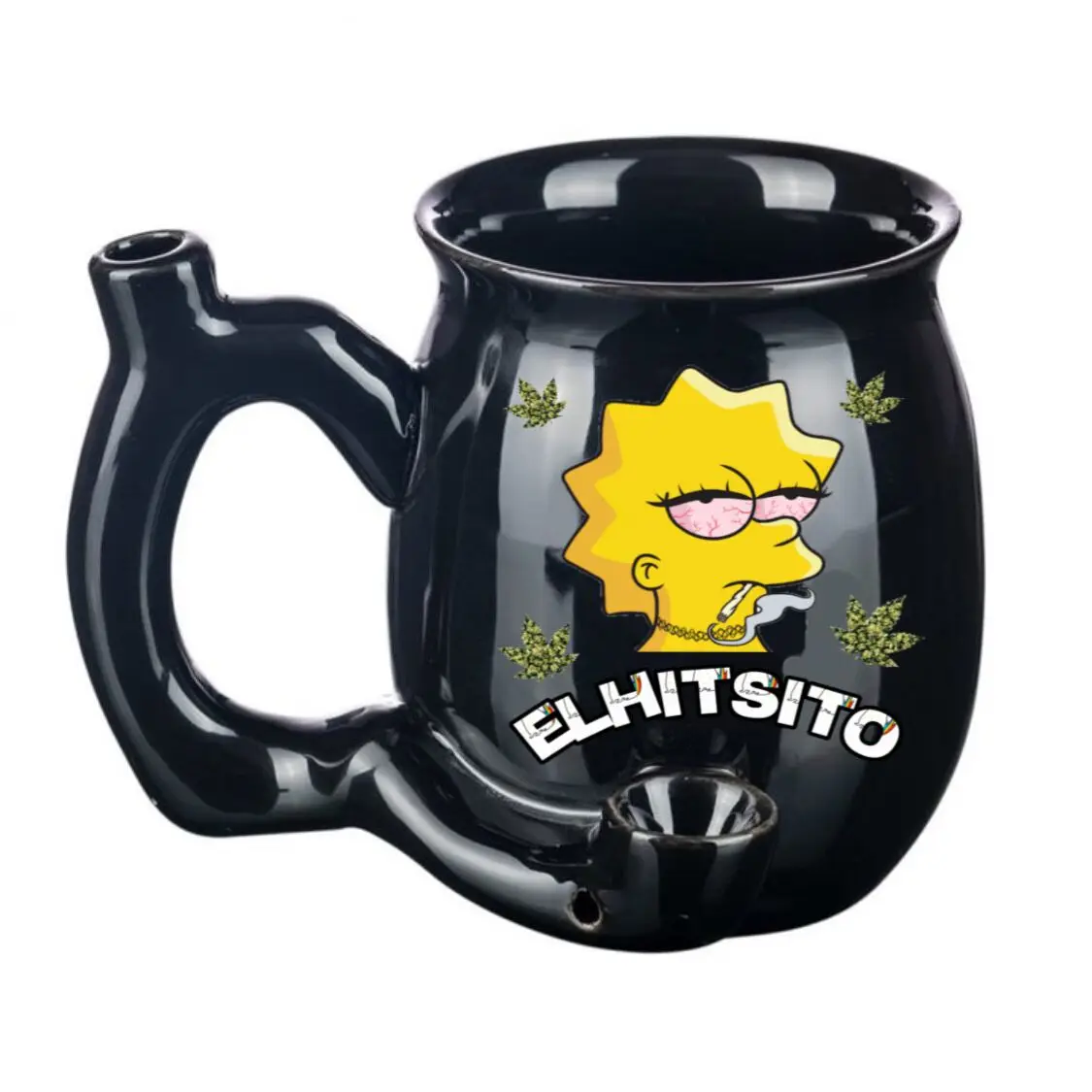 

MOQ 1PCS Creative Smoking Pipes Mug for smoking Tobacco mug fast shipping coffee mug smoke pipe products, Custom color