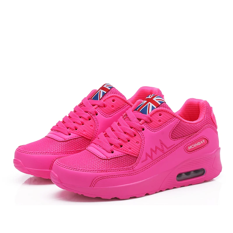 

Wholesale fashion girls shoes running sport casual shoes sneaker, Rose,white,black